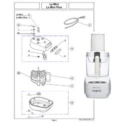 Pièces Détachées MAGIMIX MINI PLUS