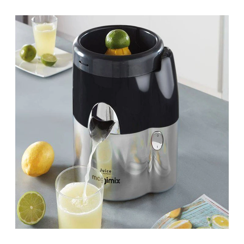 MAGIMIX Juice Expert 4 Extracteur Centrifugeuse Multifonction Noir/chromé Mat 6 MAGIMIX Juice Expert 4 Extracteur Centrifugeuse Multifonction Noir/chromé Mat – Image 4