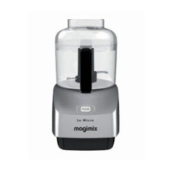 MAGIMIX Mini Hachoir électrique LE MICRO Chromé Mat -Magimix magimix mini hachoir electrique le micro chrome mat 13
